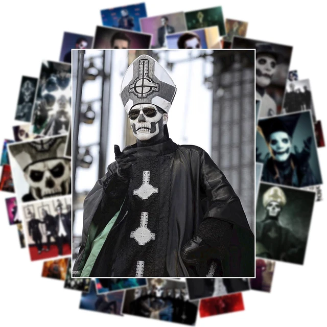 Alt view image 3 of 6 - 50PCS Rock Ghost Band Stickers Catoon Waterproof Graffiti Vinyl Decals Laptop Toy Kid Gifts