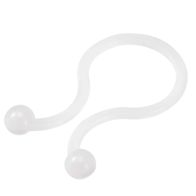 Alt view image 4 of 5 - Nylon Reusable Twist Tie Cable Clips White 10mm x 30pcs, 14mm x 20pcs (Pack of 3)