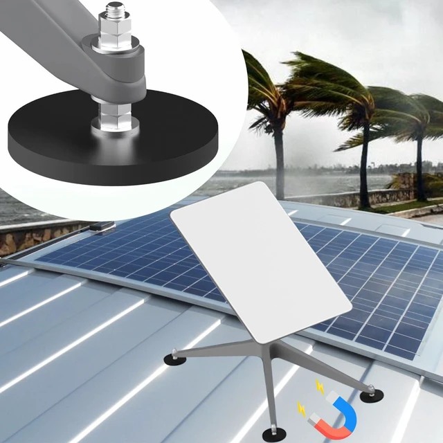 Main image of 280lbs starlink magnetic roof mount,strong magnet starlink mounting kit for star link internet kit satellite starlink accessories for RV mount iron house roof each magnet with 70lbs pull force (4Pack)