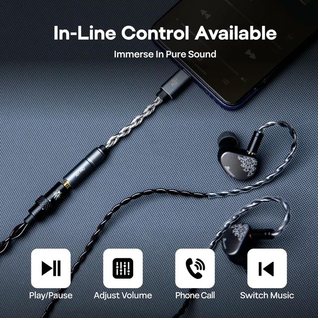 Alt view image 7 of 7 - Kiwi Ears AD1 Pro USB C Portable IEM Earphone Amplifier with DAC Chip Web Custom EQ Tuning, Type C for Phone PC Tablet, Ultra-Low Noise for HiFi Enthusiasts, Music Lovers, Gamers(Type-C to 3.5mm)