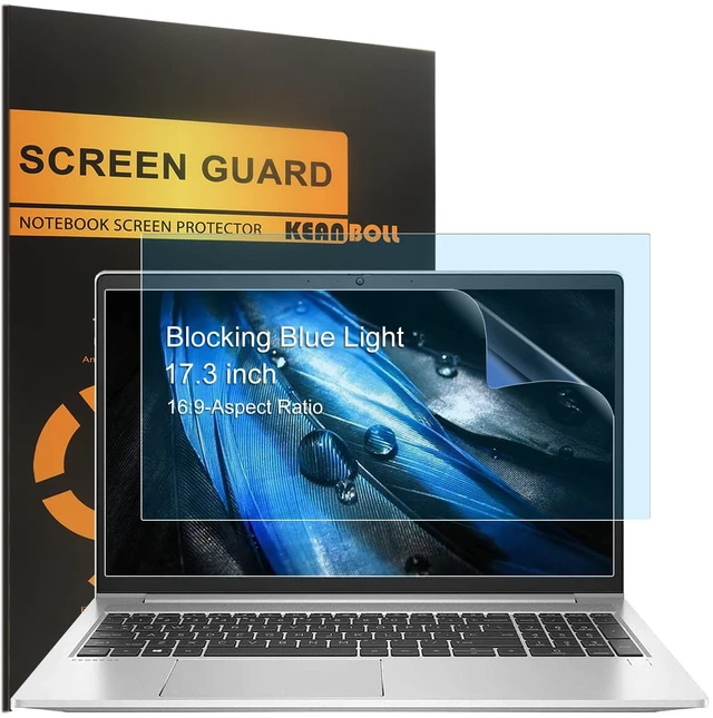 Main image of 2-Pack 17.3" Blue Light Blocking & Anti-Glare Screen Protector Universal Fit for HP, Dell, Asus, Samsung, Lenovo, Acer Chromebooks & 16:9 Laptops (Eye Comfort +Anti Glare)