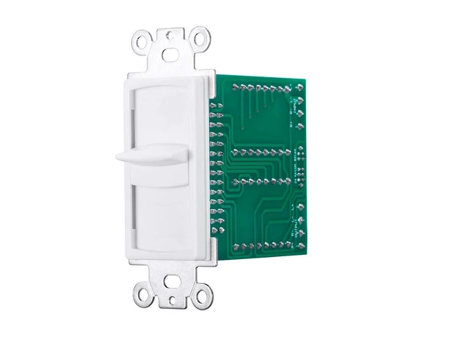 Alt view image 2 of 6 - 100W Slider Impedance Matching Speaker Volume Control with Color Kit, Connect Multiple Speaker Pairs to a Single Power Amplifier or Receiver
