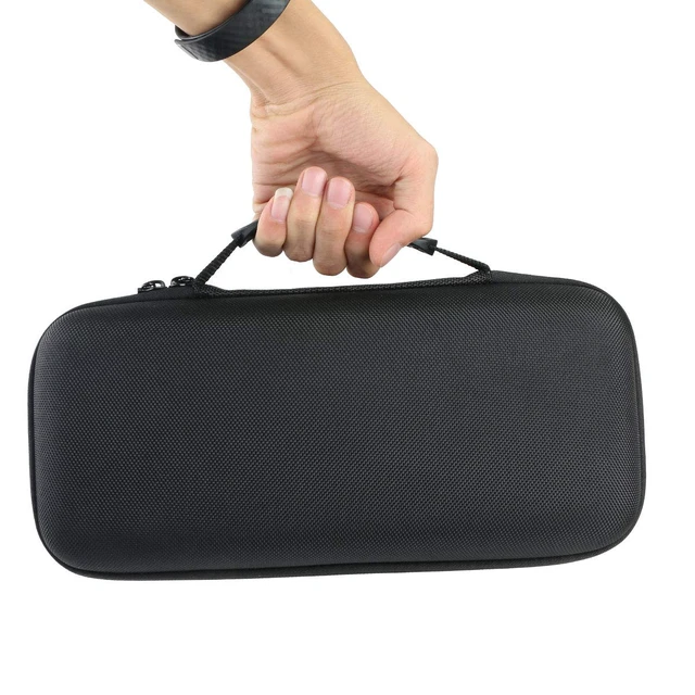 Alt view image 5 of 7 - Hard Case for Bose Smart Speaker Square Triple,Square Triple Black EVA Hard Shell, Accessory Storage Pocket, Travel-Ready Portable Storage, Hand Strap Portability, Protective Case Only