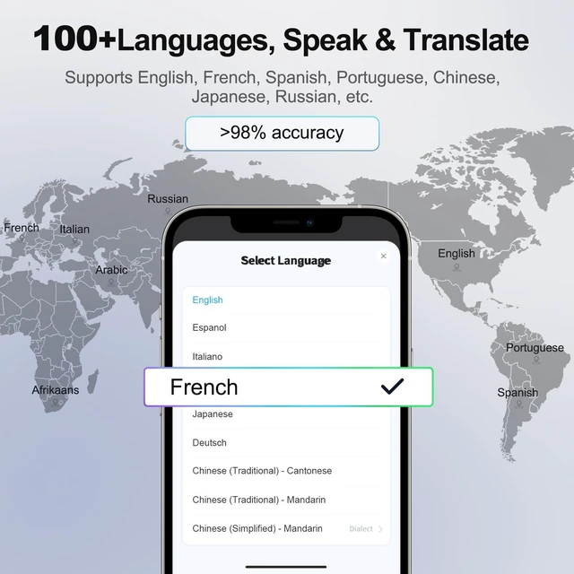 Alt view image 6 of 7 - Note Pro AI Voice Recorder, 1-Year Unlimited Credits, 64GB, Transcribe & Translate 100+ Languages, AI Meeting Summary & Mind Maps, Magnetic Design, 400mAh Battery