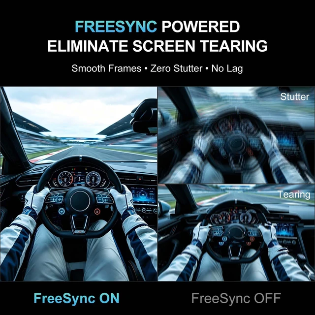 Alt view image 5 of 7 - 16'' 144Hz Portable Gaming Monitor, 16:10 1920×1200 IPS Display, FreeSync, USB-C Plug & Play, Ultra-Slim Eye Care External Screen for Laptop, Mac, PC, PS5, Xbox