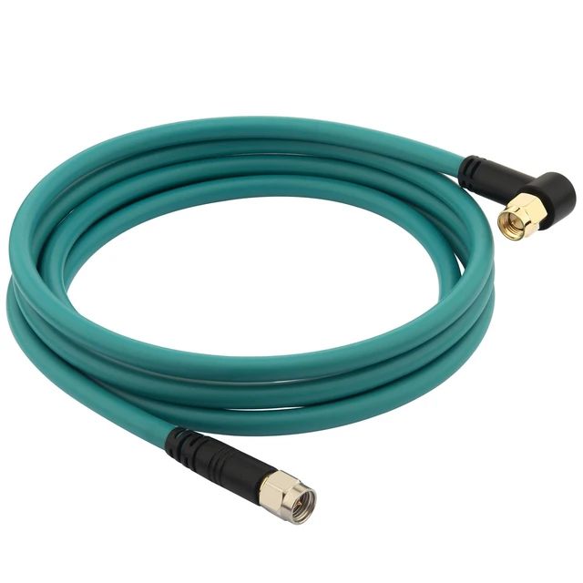 Alt view image 2 of 7 - 5FT SMA Male to SMA Male RG142 Coaxial Cable Jumper 2-Pack 50 Ohm