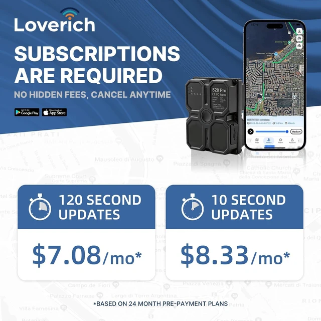 Alt view image 4 of 7 - Magnetic GPS Tracker for Vehicles, 4G & Waterproof, Subscription Required Real-Time Tracking, Extended Life Battery, Tracker Device for Vehicles, Trailers, Cars, Equipment, and Assets