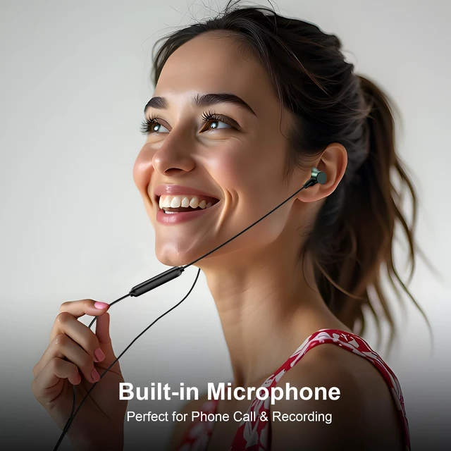 Alt view image 4 of 7 - USB C Wired Headphones with Mic for iPhone Duo Type C Earbud Green Tangle-Free USB C Earphones for iPhone 18 Pro Max Galaxy S26 FE S25 for Google Pixel 10 9 for iPad/MacBook Pro Android Phone