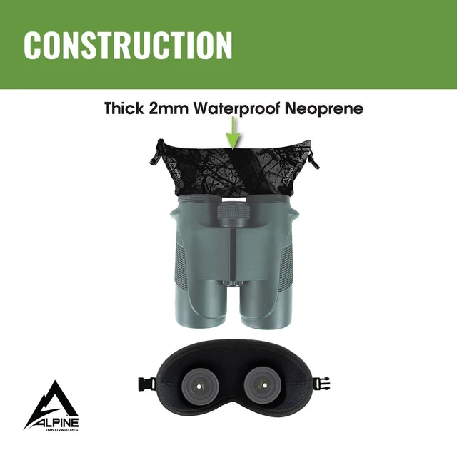 Alt view image 4 of 7 - Bino Bandit - Blocks Glare, Improves Visual Acuity and Reduces Eye Fatigue. FITS All Binoculars. (Stealth Olive)