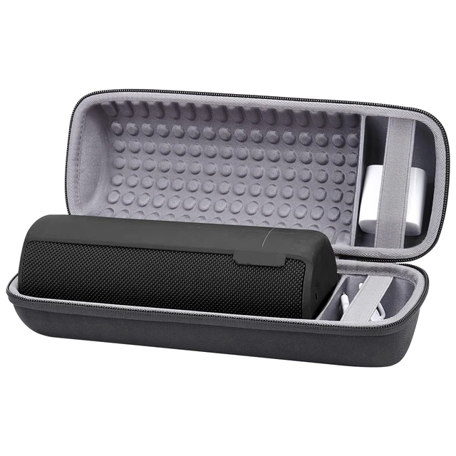 Alt view image 2 of 7 - Hard Case for Ultimate Ears UE MEGABOOM 4/3, Black Compatible with Portable Bluetooth Wireless Speaker and Charging Dock, Shockproof EVA Travel Storage Bag