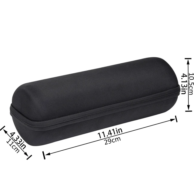 Alt view image 6 of 7 - Hard Case for Ultimate Ears UE MEGABOOM 4/3, Black Compatible with Portable Bluetooth Wireless Speaker and Charging Dock, Shockproof EVA Travel Storage Bag