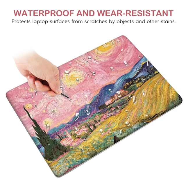 Alt view image 4 of 7 - 15.6 inches Laptop Skin Sticker Netbook Universal Reusable Protector Cover Decal Fits 13 13.3 14 15 15.4 15.6 inch Laptop Protector Notebook, Pink Starry Sky Field