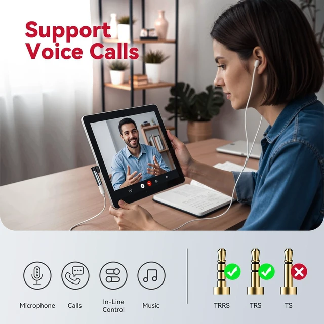 Alt view image 2 of 7 - Right Angle USB C to 3.5mm Audio Adapter 2PACK, Type USB C to Headphone Jack Dongle Aux Adapter Compatible with Smartphones,Laptops,Tablets,Headphones,Speakers