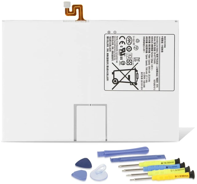 Main image of EB-BT725ABU Battery for Samsung Galaxy Tab S6 10.5" SM-T860 T865 Galaxy Tab S5e 10.5" SM-T720 T725 Tablet Installation Tools 3.85V 7040mAh 27.11Wh Perfect Compatibility