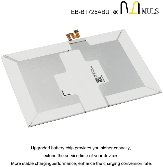Alt view image 5 of 7 - EB-BT725ABU Battery for Samsung Galaxy Tab S6 10.5" SM-T860 T865 Galaxy Tab S5e 10.5" SM-T720 T725 Tablet Installation Tools 3.85V 7040mAh 27.11Wh Perfect Compatibility
