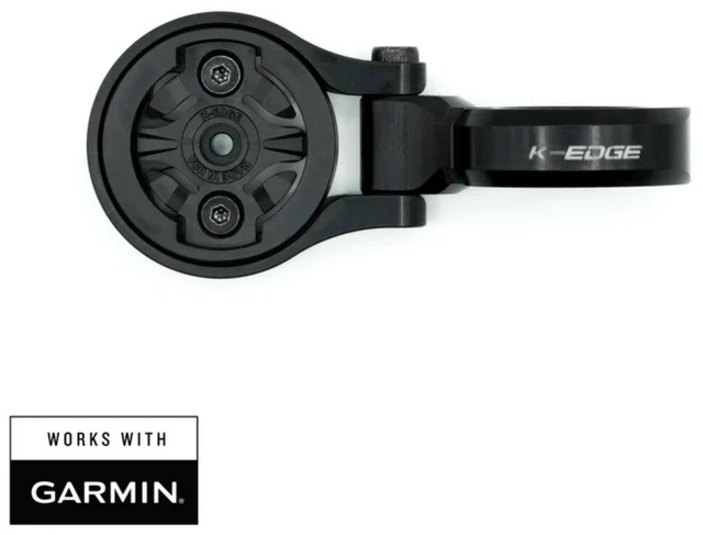 Alt view image 2 of 2 - Sport TT Bicycle Computer Handlebar Mount, Garmin, Black Garmin Edge TT Mount With 22.2mm Aero Bar Fit, Adjustable Positioning, Replaceable Insert, And 29g Design