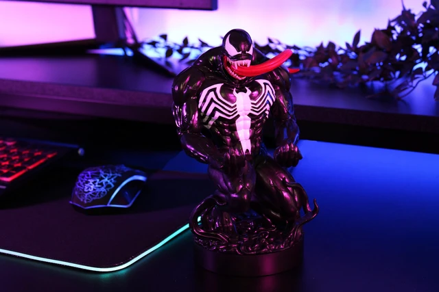 Alt view image 5 of 7 - 8" Venom Marvel Comics Cable Guy Gaming Controller Phone Holder Stand - compatible with Xbox, Play Station, Nintendo Switch and most smartphones (Nintendo Switch////)