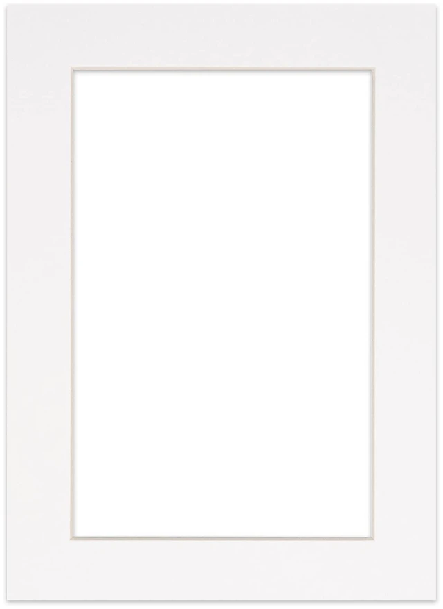 Main image of 8.5x11 Mat for 11x14 Frame Precut Mat Board Acid-Free White 8.5x11 Photo Matte Made to Fit a 11x14 Picture Frame, Premium Matboard for Family Photos, Show Kits, Art, Picture Framing, Pack of 1 Mat