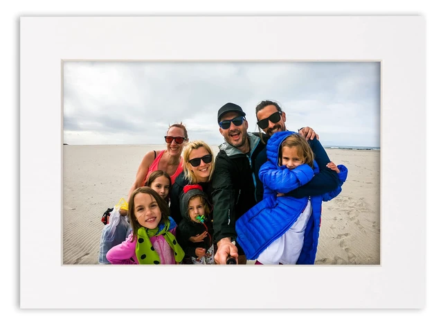 Alt view image 7 of 7 - 8.5x11 Mat for 11x14 Frame Precut Mat Board Acid-Free White 8.5x11 Photo Matte Made to Fit a 11x14 Picture Frame, Premium Matboard for Family Photos, Show Kits, Art, Picture Framing, Pack of 1 Mat