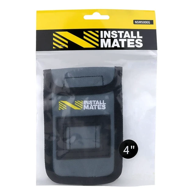 Alt view image 6 of 6 - Installmates Cable Tie Pouch, Holds 4" Cable Ties (Grey)
