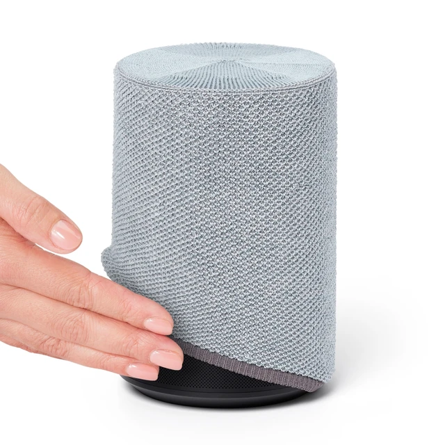 Alt view image 2 of 4 - Speaker Cover Compatible with Sonos Era 100 Stone Blue Speaker Stand & Subwoofer Cover