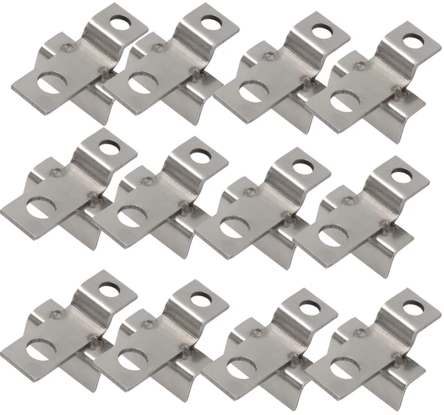 Main image of Battery Hold-Down Set for RV, Marine, Golf Cart Applications Stainless Steel 6 Volt 12 Pack