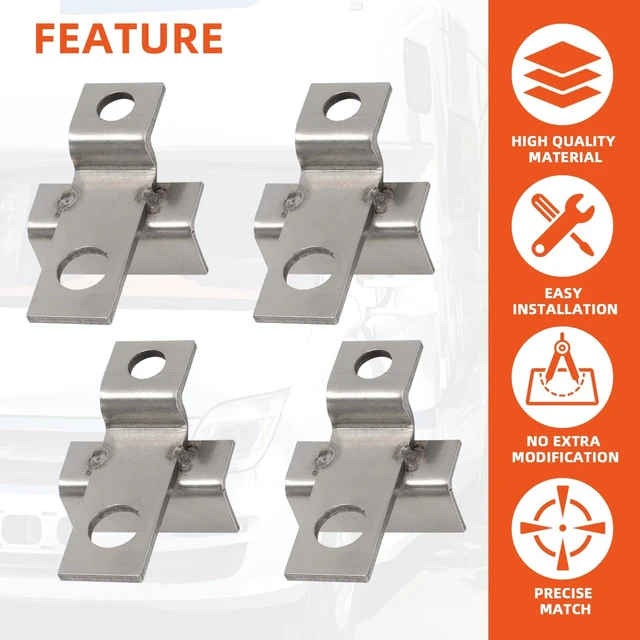Alt view image 6 of 6 - Battery Hold-Down Set for RV, Marine, Golf Cart Applications Stainless Steel 6 Volt 12 Pack