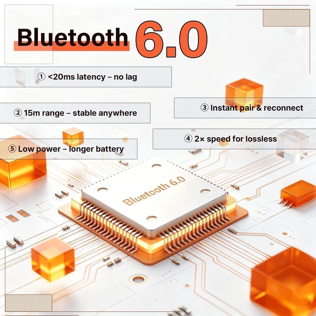 Alt view image 3 of 7 - Wireless Earbuds, Bluetooth 6.0 InEar Earbuds with LED Battery Display