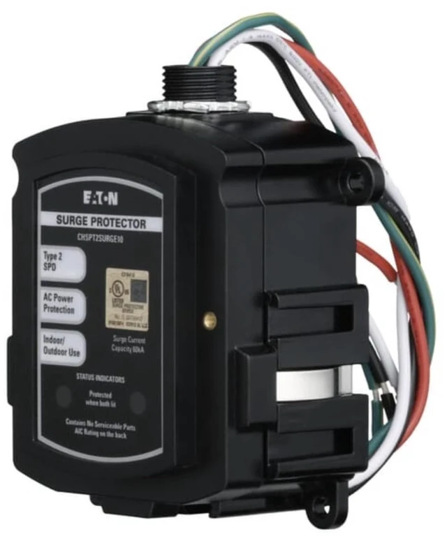 Alt view image 3 of 6 - Complete Home Surge Protector, Type 2 SPD, 60kA Surge Current, AC Power Protection, Indoor/Outdoor, CHSPT2SURGE10