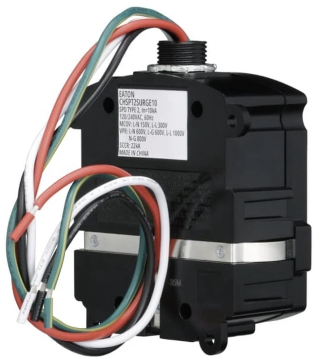 Alt view image 4 of 6 - Complete Home Surge Protector, Type 2 SPD, 60kA Surge Current, AC Power Protection, Indoor/Outdoor, CHSPT2SURGE10
