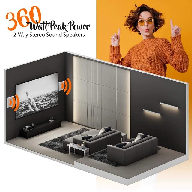 Alt view image 5 of 7 - 6.5" 360W Dual Tweeter In-Wall In-Ceiling Speaker - True Stereo Output from One Speaker, Long Throw Woofer, Easy Flush Mount Installation, Whole House Audio, Home Theater - PDIW67