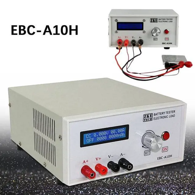 Alt view image 2 of 2 - Electronic Load Li/Pb Battery Capacity Tester Power Performance Testing EBC-A10H, 110V Power Performance Testing Battery Monitor Amp Combo Capacity Charge Discharge Tester Tools