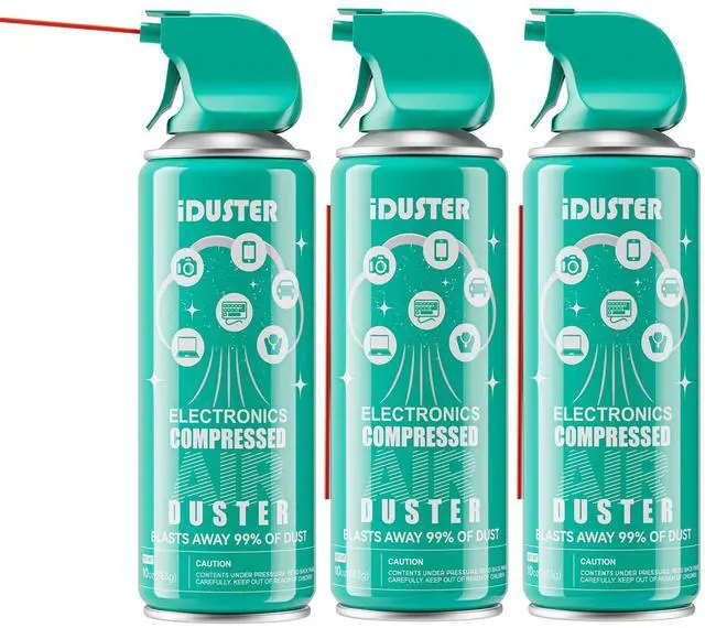 Main image of Compressed Canned Air Duster for Computer - Disposable Electronic Keyboard Cleaner for Cleaning Duster, 3PCS(10oz)