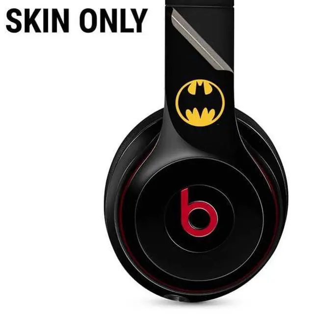 Alt view image 2 of 3 - Decal Audio Skin Compatible with Beats Solo 3 Wireless - Officially Licensed DC Comics Batman Logo Design