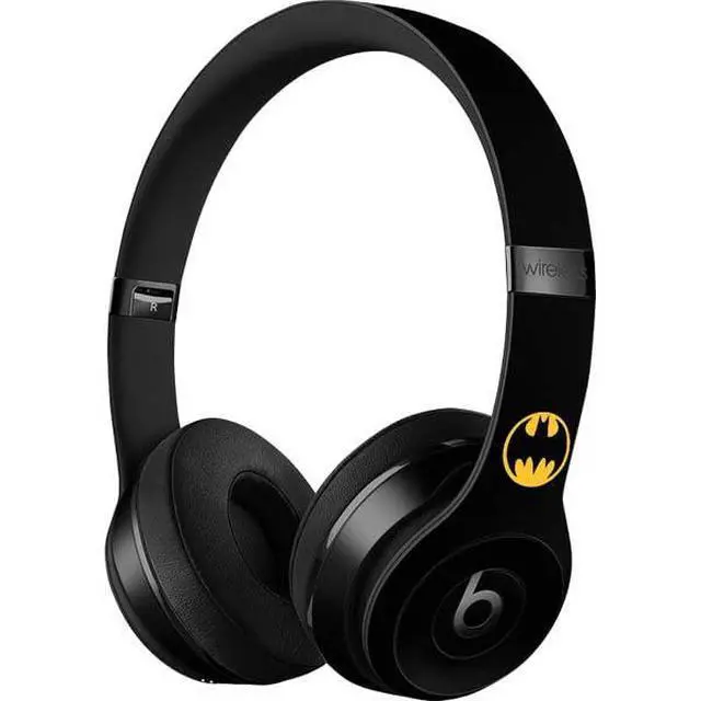 Alt view image 3 of 3 - Decal Audio Skin Compatible with Beats Solo 3 Wireless - Officially Licensed DC Comics Batman Logo Design