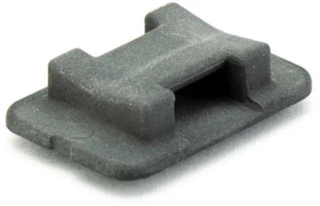 Main image of AT-5B; Wire Tie Mount, Adhesively Bonded (50, Black)