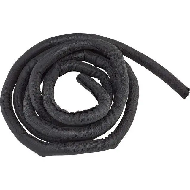 Alt view image 2 of 6 - Braided Cloth Split Wire Loom Wrap, 3/4 Inch, 10 Foot Wire Sleeve