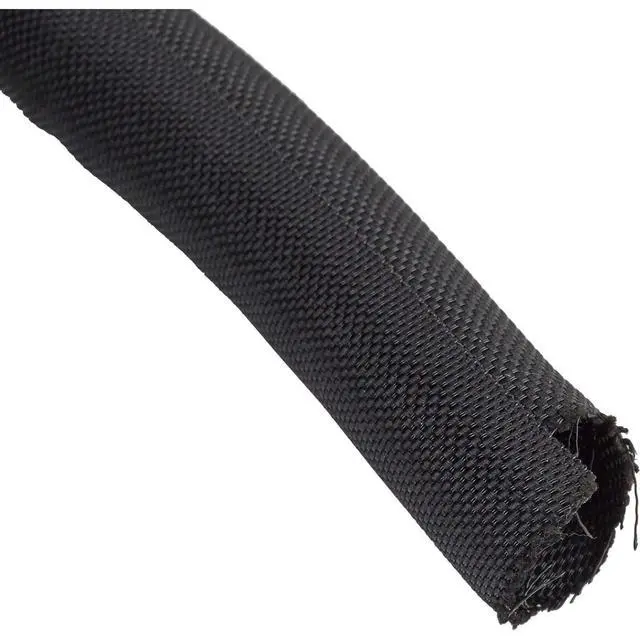 Alt view image 3 of 6 - Braided Cloth Split Wire Loom Wrap, 3/4 Inch, 10 Foot Wire Sleeve