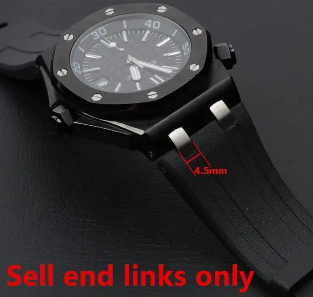 Alt view image 4 of 6 - End Link Conversion Kit For AP 4.5mm Royal-oak-offshore Diver Watch Connection Watch Case Bracelet Strap Belt Parts 15703
