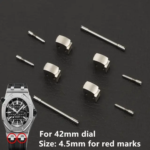 Alt view image 6 of 6 - End Link Conversion Kit For AP 4.5mm Royal-oak-offshore Diver Watch Connection Watch Case Bracelet Strap Belt Parts 15703
