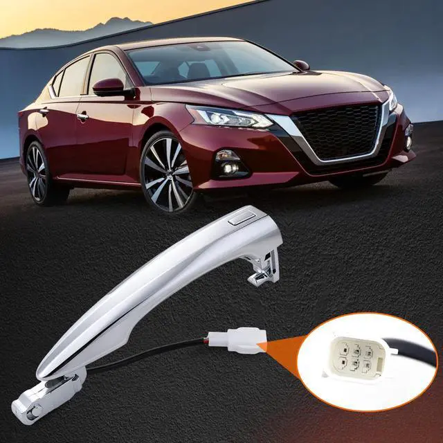 Alt view image 5 of 6 - Front Right Exterior Door Handle for Nissan Altima 2019-2025 | 80640-6CA0A
