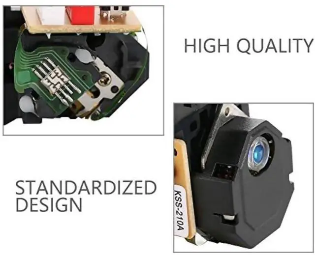 Main image of Metal KSS-210A Optical Pick Up Laser Lens Data Reading Mechanism Unit Part Fit for CD/VCD Mechanism Repairing