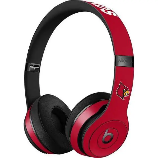 Alt view image 3 of 3 - Decal Audio Skin Compatible with Beats Solo 3 Wireless - Officially Licensed University of Louisville Go Cards Design