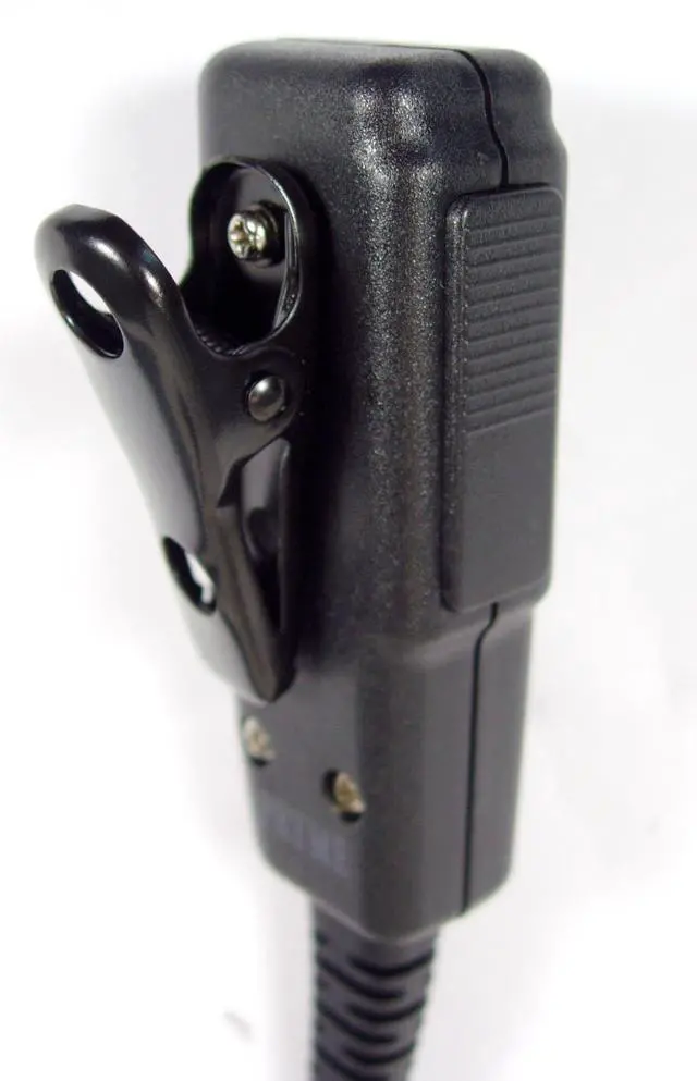 Alt view image 5 of 6 - PRYMEs 2-Wire SPM-2000 Series- Surveillance Kit with Unique Belt-Mounted PTT Junction Box and Surveillance Style Microphone/PTT with Coiled Cable (for Motorola Jedi Connector XTS Radios)