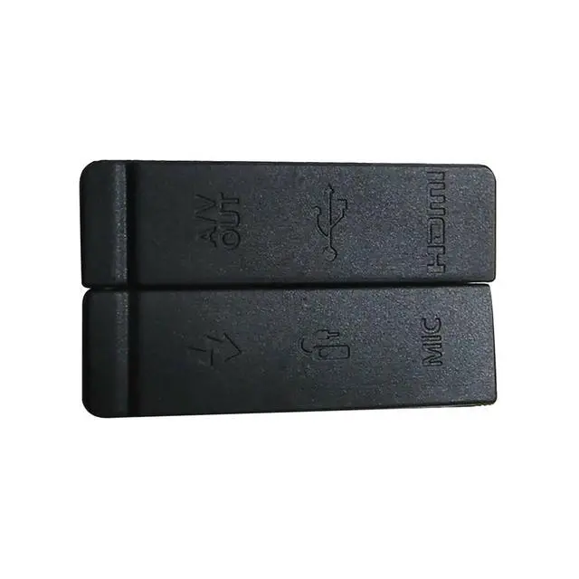 Alt view image 6 of 6 - Rubbber Cap Part USB Rubber Cover for Canon 5D Mark II 5D2 Interface Cover Replacement Parts