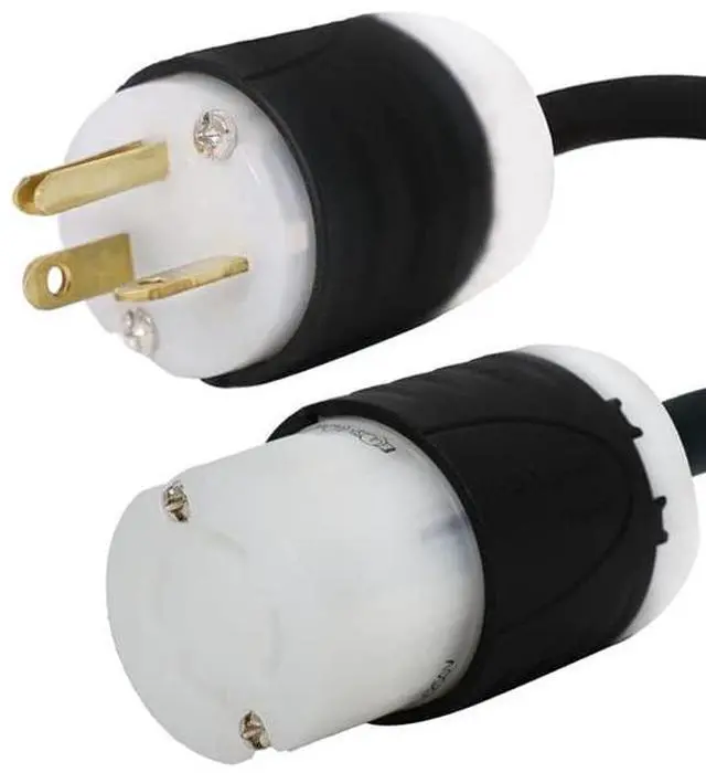 Main image of NEMA 6-20P to L14-30R Plug Adapter - 6 Foot, 20A/250V, 12 AWG - # IBX-5182-06 (6 ft)