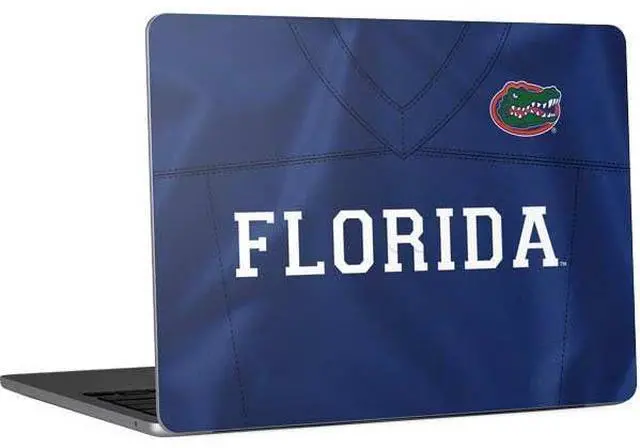 Main image of Decal Laptop Skin Compatible with MacBook Air 13in M4 (2025) - Officially Licensed University of Florida Blue Jersey Design