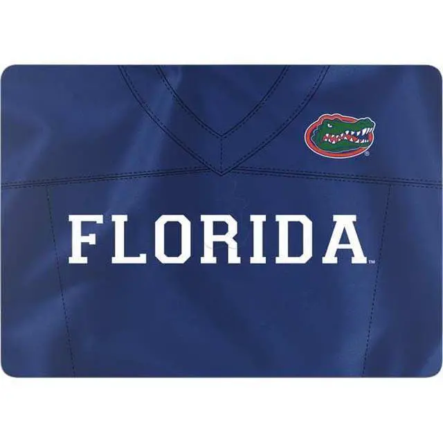 Alt view image 2 of 4 - Decal Laptop Skin Compatible with MacBook Air 13in M4 (2025) - Officially Licensed University of Florida Blue Jersey Design