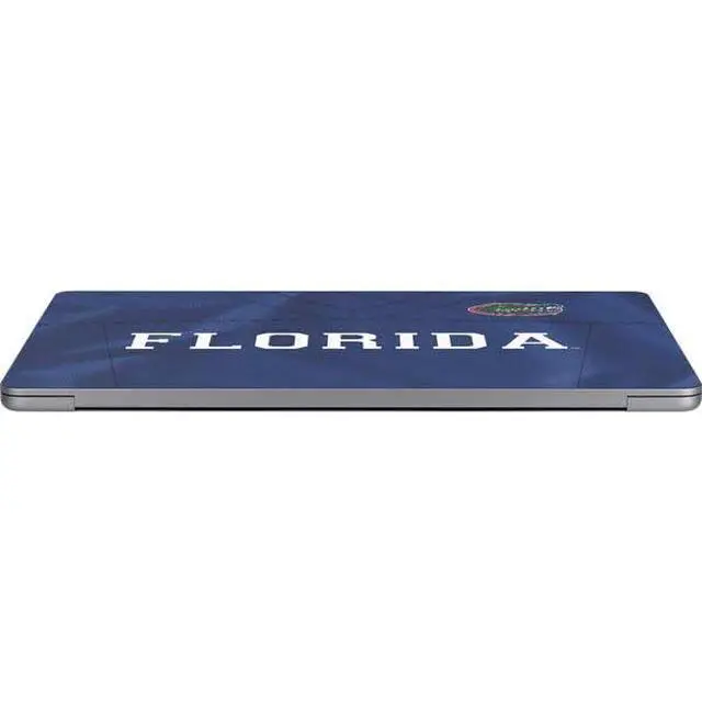 Alt view image 3 of 4 - Decal Laptop Skin Compatible with MacBook Air 13in M4 (2025) - Officially Licensed University of Florida Blue Jersey Design