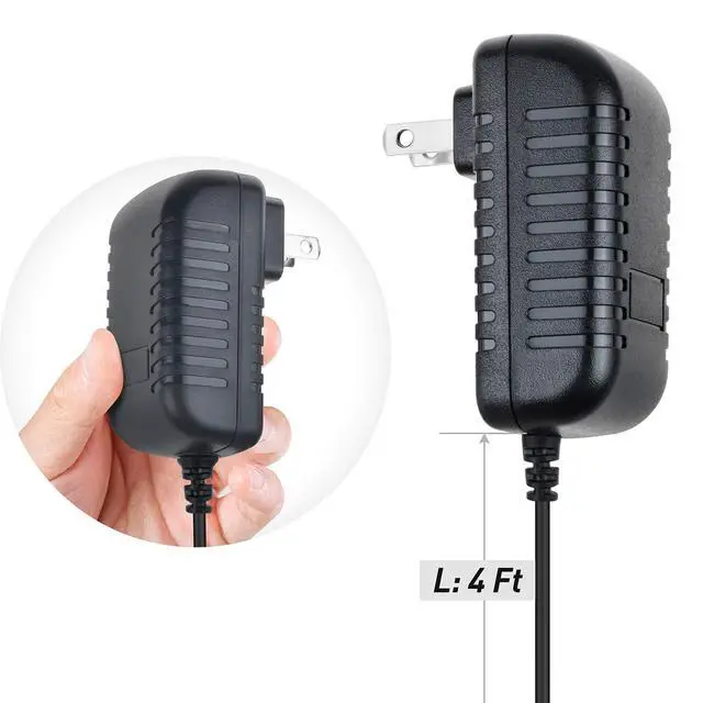 Alt view image 3 of 3 - 9V AC/DC Adapter for GPX 7" 8" 9" Portable DVD Player Pd730w Pd7709b Pd7719b Pd708b Pd808b Pd808p Pd808r Pd818b Pd818w Pd908b Pd930b Pd931b Td910b Pdl805 Pd907b Yg-pdl907 Power